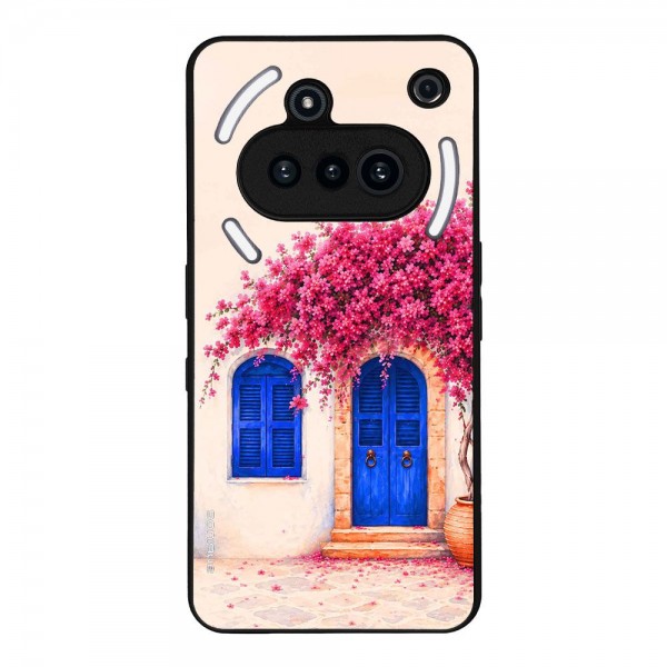 Θήκη Sonique Greek Island Muse Series για Nothing Phone 3a Ροζ Μπουκαμβίλια