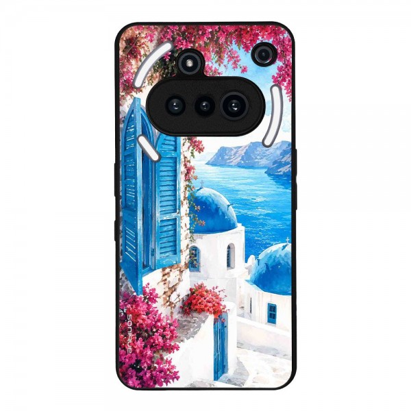 Θήκη Sonique Greek Island Muse Series για Nothing Phone 3a Σαντορινό Γαλάζιο