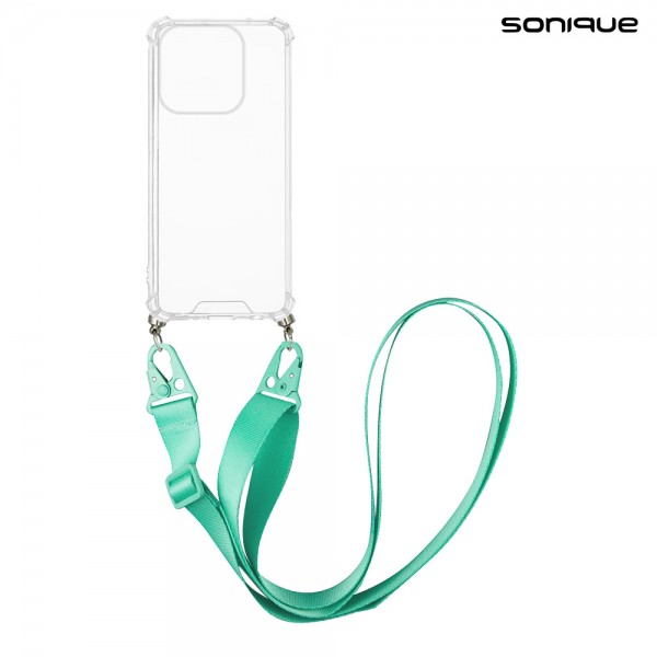 Θήκη Σιλικόνης με Strap Sonique Armor Clear Xiaomi Xiaomi 17 5G Γαλάζιο