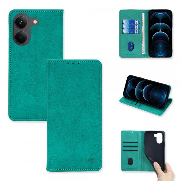 Θήκη Πορτοφόλι Vintage Magnet Wallet Sonique Xiaomi Poco X8 Pro 5G Βεραμάν