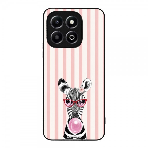 Θήκη Sonique Stripe Stories Series για Honor X6b Ζέβρα – Τσιχλόφουσκα