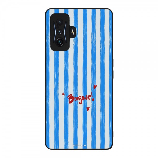 Θήκη Sonique Stripe Stories Series  για Xiaomi Poco F4 GT 5G Bonjour Blue