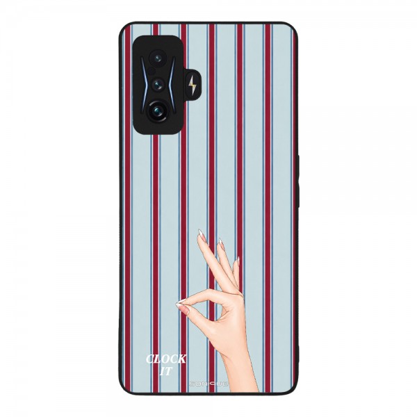 Θήκη Sonique Stripe Stories Series  για Xiaomi Poco F4 GT 5G Clock It