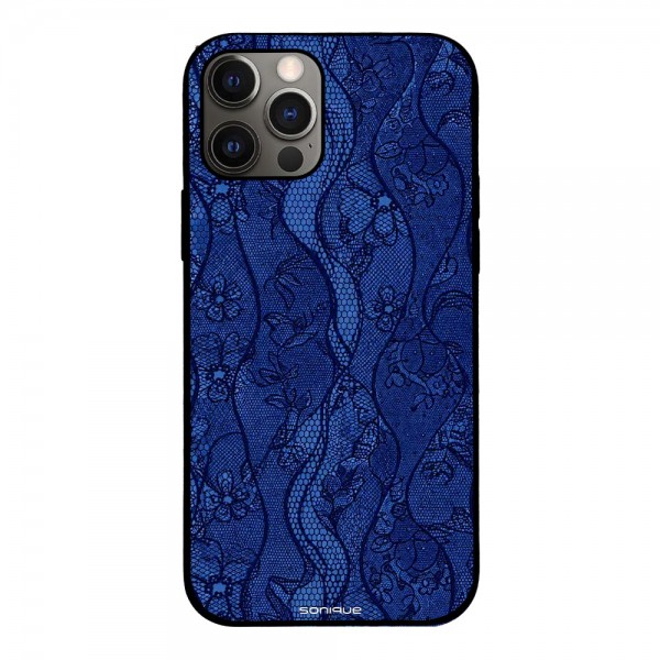 Θήκη Sonique DIVA Series για Apple iPhone 12 / iPhone 12 Pro Μπλε Δαντέλα
