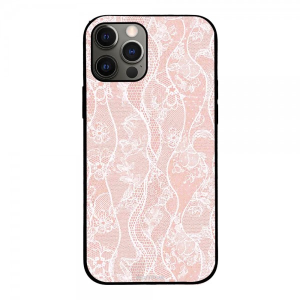 Θήκη Sonique DIVA Series για Apple iPhone 12 / iPhone 12 Pro Ροζ Δαντέλα