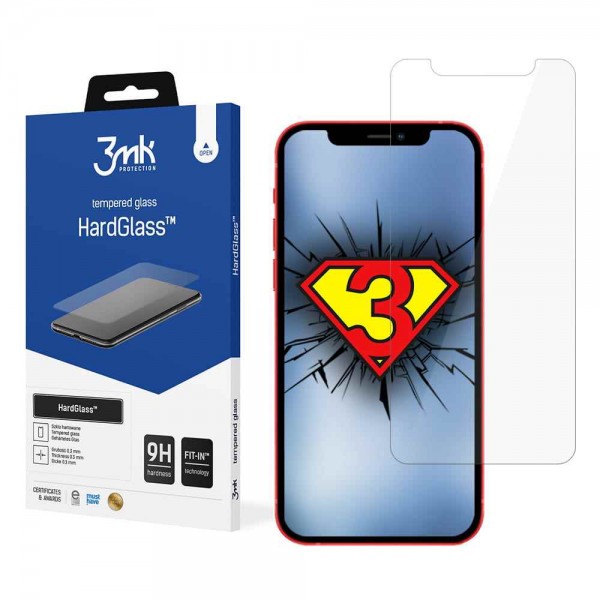 Προστατευτικό Οθόνης 3mk HardGlass Apple iPhone 12 / iPhone 12 Pro
