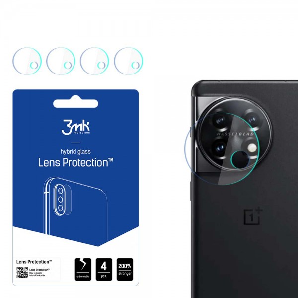 3MK FG Camera Lens Flexible Glass Film Prοtector 7H (4τμ) OnePlus 11 5G