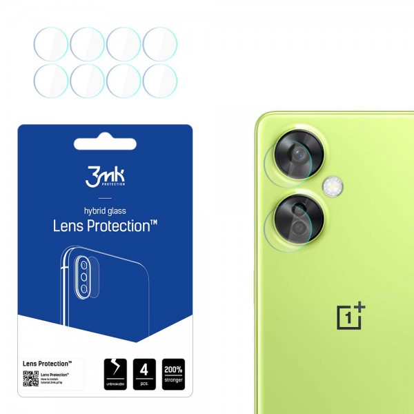 3MK FG Camera Lens Flexible Glass Film Prοtector 7H (4τμ) OnePlus Nord CE 3 Lite 5G