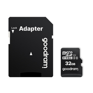 Κάρτα Μνήμης GoodRam microSDHC 32GB UHS-I Class 10 + Adapter - GoodRAM