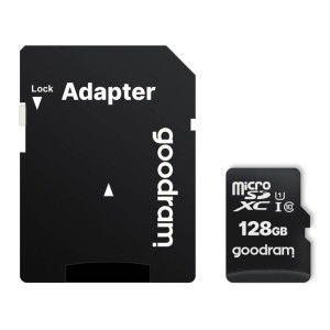 Κάρτα Μνήμης GoodRam Micro SDXC 128GB kl. 10 UHS-I 30/15MB/s +adapter - GoodRAM