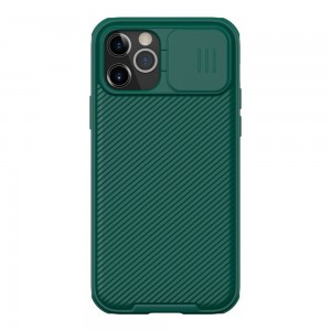 Θήκη Πλαστική Nillkin Camshield Pro Apple iPhone 12 / iPhone 12 Pro Πράσινο Σκούρο