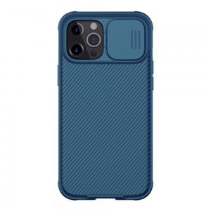 Θήκη Πλαστική Nillkin Camshield Pro Apple iPhone 12 Pro Max Μπλέ