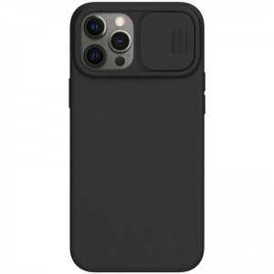 Θήκη Σιλικόνης Nillkin CamShield Silky Apple iPhone 12 Pro Max Μαύρο
