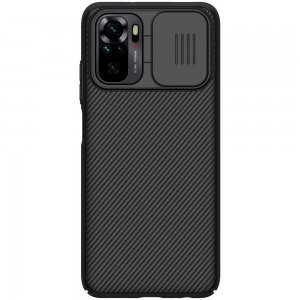 Θήκη Πλαστική Nillkin Camshield Xiaomi Redmi Note 10 / Redmi Note 10s / Poco M5s Μαύρο