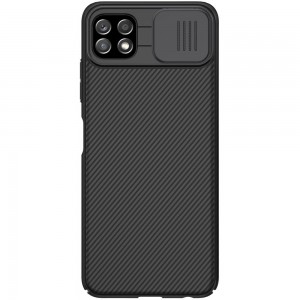 Θήκη Πλαστική Nillkin Camshield Samsung Galaxy A22 5G Μαύρο