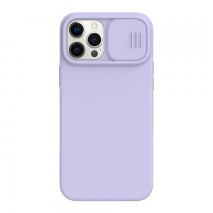 Θήκη Σιλικόνης Nillkin CamShield Silky Apple iPhone 12 / iPhone 12 Pro Λιλά