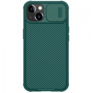 Θήκη Πλαστική Nillkin Camshield Pro Apple iPhone 13 Πράσινο Σκούρο