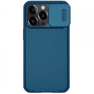 Θήκη Πλαστική Nillkin Camshield Pro Apple iPhone 13 Pro Μπλέ