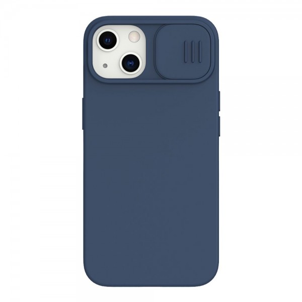 Θήκη Σιλικόνης Nillkin CamShield Silky Apple iPhone 13 Μπλε Σκούρο
