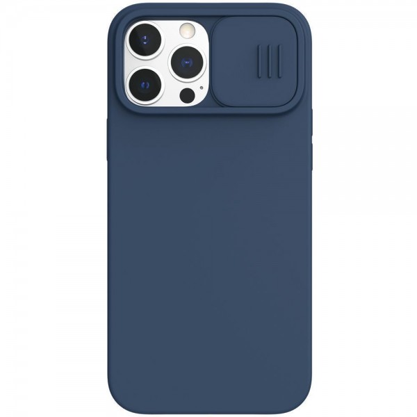 Θήκη Σιλικόνης Nillkin CamShield Silky Apple iPhone 13 Pro Max Μπλε Σκούρο