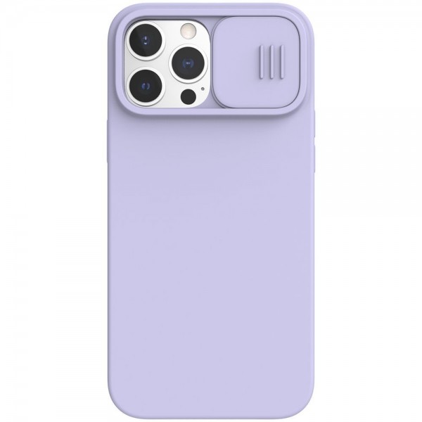 Θήκη Σιλικόνης Nillkin CamShield Silky Apple iPhone 13 Pro Max Λιλά