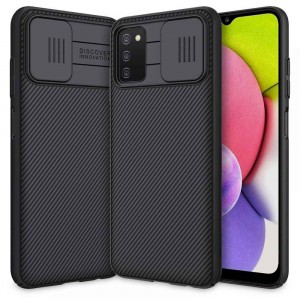 Θήκη Πλαστική Nillkin Camshield Samsung Galaxy A03s Μαύρο
