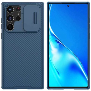 Θήκη Πλαστική Nillkin Camshield Pro Samsung Galaxy S22 Ultra Μπλέ