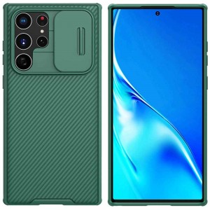 Θήκη Πλαστική Nillkin Camshield Pro Samsung Galaxy S22 Ultra Πράσινο Σκούρο
