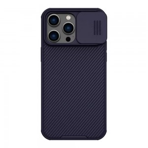 Θήκη Πλαστική Nillkin Camshield Pro Apple iPhone 14 Pro Μωβ Σκούρο