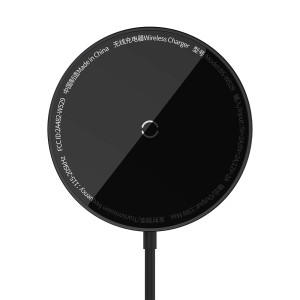 Ασύρματος Φορτιστής Baseus Simple Mini3 15W Qi Magsafe Μαύρο - Baseus - Μαύρο - Ασύρματος Φορτιστής (Qi Pad)