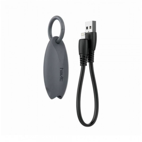 Καλώδιο Havit H651 USB σε Lightning 0.22Μ Γκρι