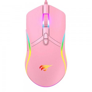Gaming Ποντίκι Havit MS1026 6400 DPI Ρόζ