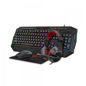 Havit KB501CM 4in1 Combo Σετ Gaming Πληκτρολόγιο με RGB φωτισμό & Ποντίκι (Αγγλικό US)