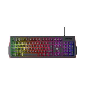 Gaming πληκτρολόγιο Havit KB866L (Αγγλικό US) Μαύρο