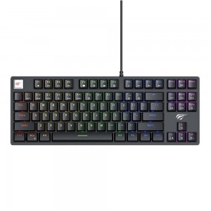 Gaming Μηχανικό Πληκτρολόγιο Havit KB890L με RGB φωτισμό (Αγγλικό US) Μαύρο