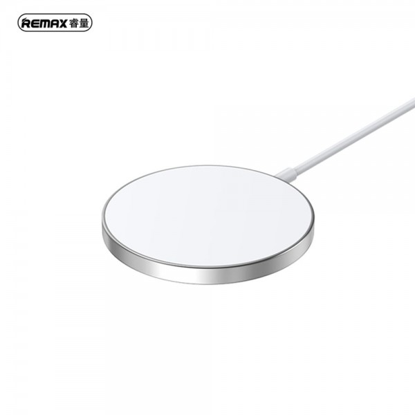 Ασύρματος Μαγνητικός Φορτιστής REMAX Jinga Series 15W (RP-W58) με MagSafe Λευκό