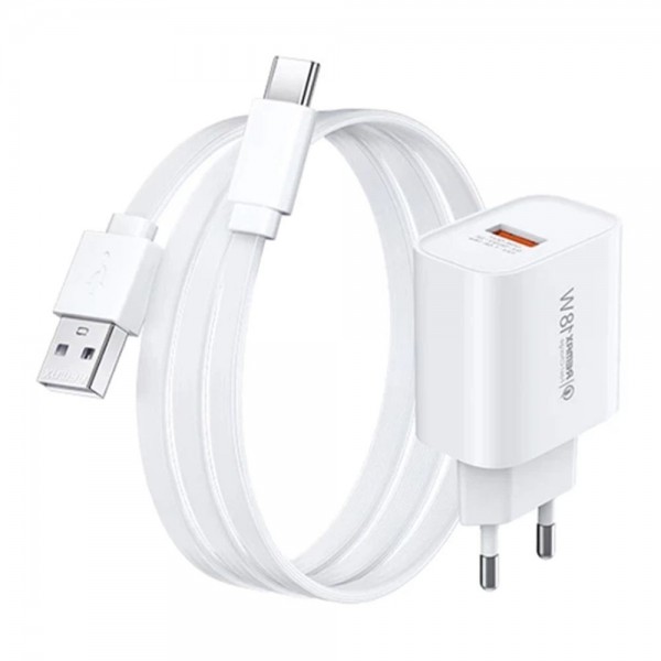 Φορτιστής REMAX Kiddy Series 18W RP-U119 Charger USB-A Λευκό