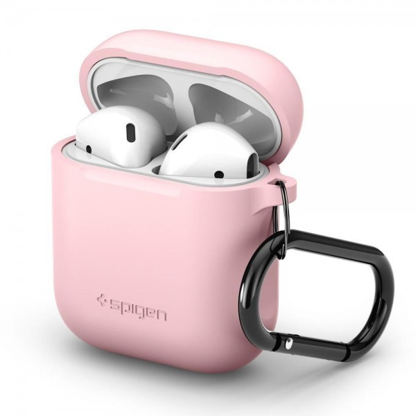 Θήκη Σιλικόνης Spigen για AirPods 1/2 Ροζ