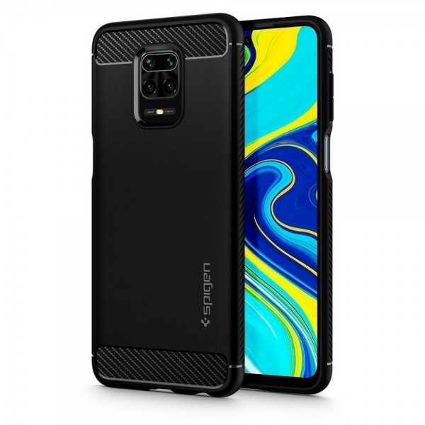 Spigen Rugged Armor Xiaomi Redmi Note 9S/9 Pro Μαύρο