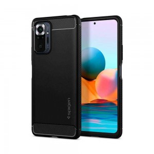 Spigen Rugged Armor Xiaomi Redmi Note 10 Pro Μαύρο