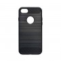 Θήκη Σιλικόνης Carbon TPU Fiber Brushed για Apple - OEM - Μαύρο - iphone 7, iphone 8