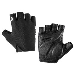 RockBros - Half Finger Gloves (S106BK-L) - with Comfortable Design, from Breathable Fabric, Size L - Black