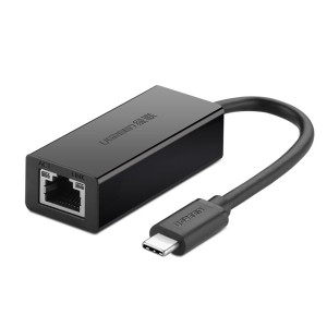 Ugreen - Ethernet Adapter (30287) - USB-C to Ethernet Port, Plug & Play - Black