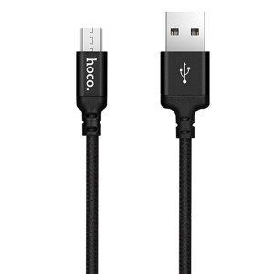 Hoco - Data Cable Times Speed (X14) - USB-A to Micro-USB, 2.4A, 2.0m - Black