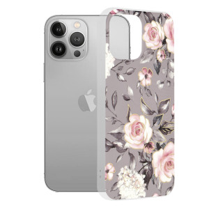Techsuit - Marble Series - iPhone 13 Pro Max - Bloom of Ruth Gray