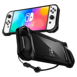 Spigen - Rugged Armor - Nintendo Switch OLED - Black