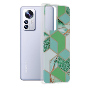 Techsuit - Marble Series - Xiaomi 12 Pro - Green Hex