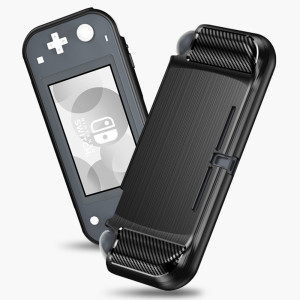 Techsuit - Carbon Silicone - Nintendo Switch Lite - Black