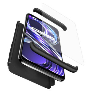 GKK - 360 Case + Screen Protector - Realme 8i - Black