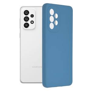 Techsuit - Soft Edge Silicone - Samsung Galaxy A73 5G - Denim Blue